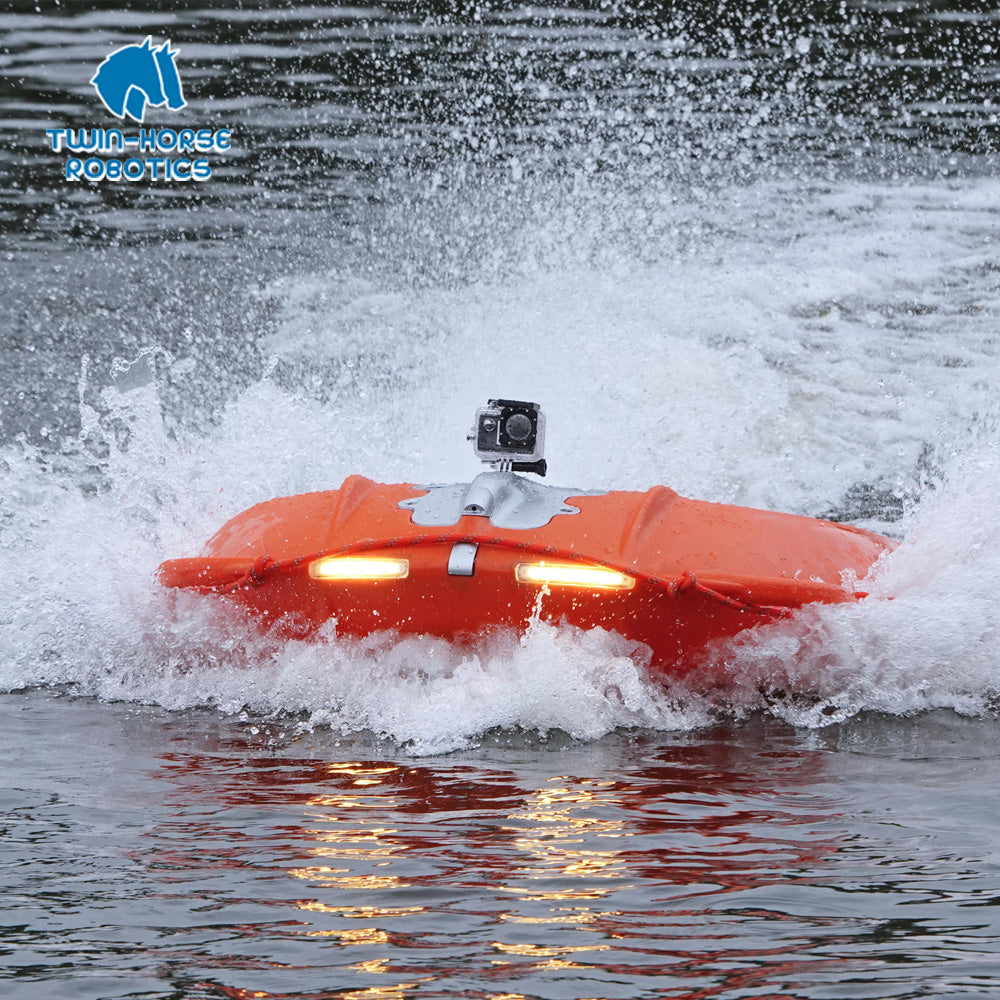 TWINHORSE ROBOTICS MB1000X Rescue Robot Remote Controlled Lifebuoy Unmanned Surface Rescue Vehicle